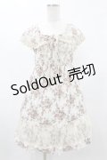 axes femme / 花柄ワンピース M オフ H-25-06-04-1021-AX-OP-NS-ZH