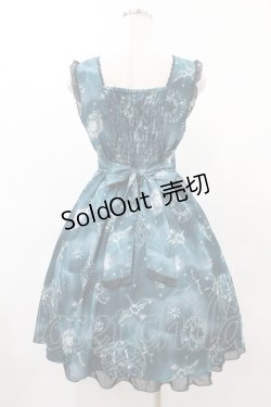 画像2: axes femme / 天体柄Wボタン使いワンピース M グリーン H-25-06-04-1026-AX-OP-NS-ZH