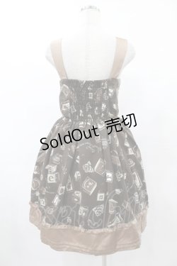 画像2: axes femme / プレゼントBOXワンピース M ブラウン H-25-06-04-1027-AX-OP-NS-ZH