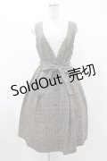 axes femme / チェックジャンパースカート M ブラウン H-25-06-04-1029-AX-OP-NS-ZH