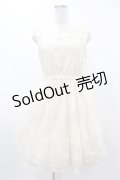 axes femme / 総レースノースリワンピース M オフ H-25-06-04-1030-AX-OP-NS-ZH