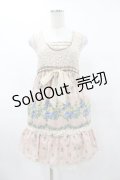 axes femme / 花柄ワンピース M ピンク H-25-06-04-1033-AX-OP-NS-ZH