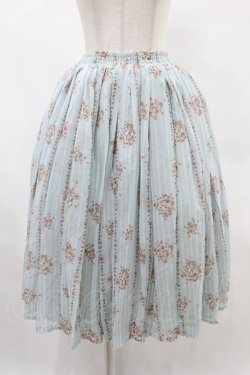画像1: axes femme / シフォンスカート M サックス H-25-06-04-1035-AX-SK-NS-ZH