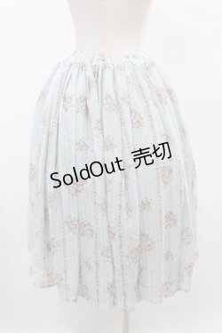 画像2: axes femme / シフォンスカート M サックス H-25-06-04-1035-AX-SK-NS-ZH