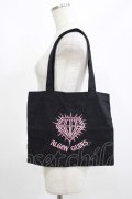 ALGONQUINS / ロゴ刺繍トート  黒 H-25-06-04-051-AL-BG-KB-ZH