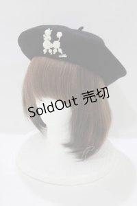 MILK / プードルベレー  ブラック H-25-06-04-054-ML-AC-KB-ZH