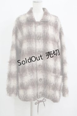 画像1: MILKBOY / MOHAIR JACKET  茶系チェック H-25-06-04-014-MB-JA-KB-ZT-C041