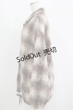 画像2: MILKBOY / MOHAIR JACKET  茶系チェック H-25-06-04-014-MB-JA-KB-ZT-C041