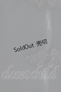 画像4: Qutie Frash / フード付きチャイナZIPジャケット  黒 H-25-06-04-017-QU-JA-KB-ZH