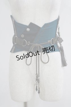 画像1: Ozz oneste / ベルト付きコルセット  ターコイズ H-25-06-04-021-OO-ZA-KB-ZH