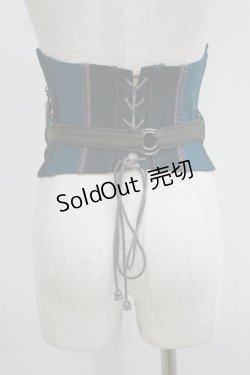 画像3: Ozz oneste / ベルト付きコルセット  ターコイズ H-25-06-04-021-OO-ZA-KB-ZH