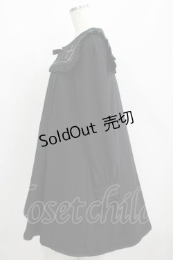 画像2: Amavel / ロザリオ刺繍スクエアAラインワンピース Free ブラック H-25-06-05-023-CA-OP-NS-ZH