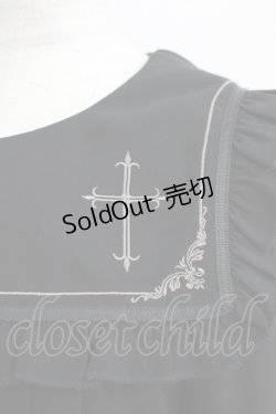 画像4: Amavel / ロザリオ刺繍スクエアAラインワンピース Free ブラック H-25-06-05-023-CA-OP-NS-ZH