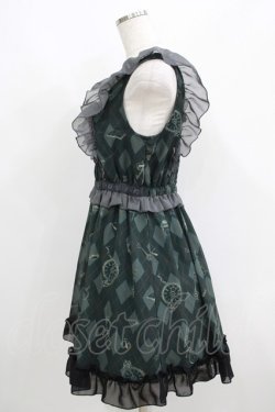 画像2: axes femme / アンティーク柄ワンピース M グリーン H-25-06-05-026-AX-OP-NS-ZH
