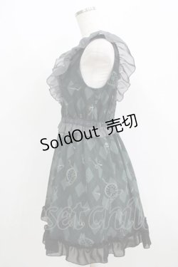画像2: axes femme / アンティーク柄ワンピース M グリーン H-25-06-05-026-AX-OP-NS-ZH