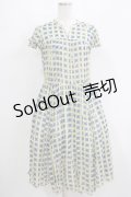Cherir la femme / マーガレットチェックワンピース M ブルー/イエロー H-25-06-05-030-LO-OP-NS-ZH