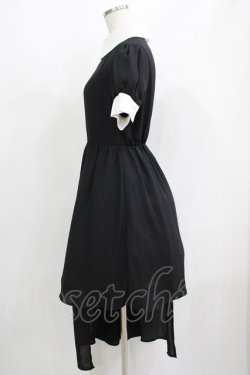 画像2: Jamie エーエヌケー / 配色アシメワンピース M ブラック H-25-06-05-031-LO-OP-NS-ZH