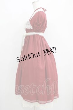 画像2: ALICE and the PIRATES / ミスティックシフォンワンピース Free ボルドー H-25-06-05-004-PA-OP-NS-ZH