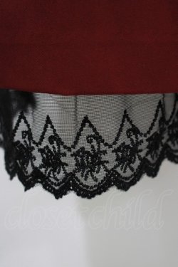 画像4: axes femme / プリーツミドルスカート M ボルドー H-25-06-05-032-AX-SK-NS-ZH
