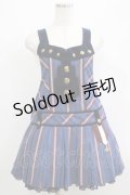 Angelic Pretty / Loyaltyレジメンサロペット Free ネイビー H-25-06-05-035-AP-OP-NS-ZH