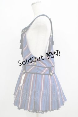 画像2: Angelic Pretty / Loyaltyレジメンサロペット Free ネイビー H-25-06-05-035-AP-OP-NS-ZH
