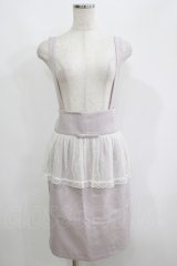 Ank Rouge / ドットチュールペプラムタイトスカート M ピンク H-25-06-05-044-CA-SK-NS-ZH