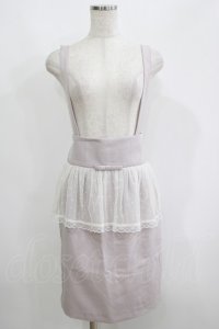 Ank Rouge / ドットチュールペプラムタイトスカート M ピンク H-25-06-05-044-CA-SK-NS-ZH