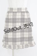 evelyn / チェックスカート Free ブラウン H-25-06-05-046-LO-SK-NS-ZH