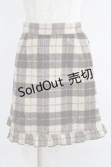 evelyn / チェックスカート Free ブラウン H-25-06-05-046-LO-SK-NS-ZH