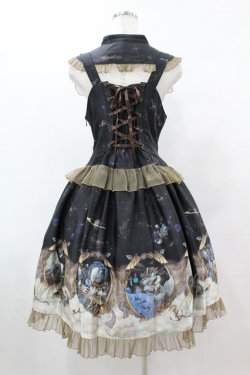 画像2: ALICE and the PIRATES / Galaxy Chris〜輝く星屑と宇宙の歯車〜柄ジャンパースカートII Free ネイビー H-25-06-05-1034-PA-OP-NS-ZH
