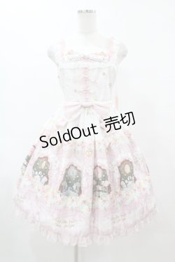 画像1: BABY,THE STARS SHINE BRIGHT / 夢色に花舞うPrincess Garden Party柄デコールジャンパースカート Free オフ H-25-06-05-1039-BA-OP-NS-ZH