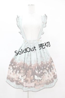 画像1: ALICE and the PIRATES / クリスのお菓子工場柄スカート Free ミント H-25-06-05-1040-PA-SK-NS-ZH