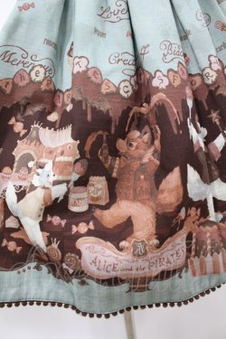 画像5: ALICE and the PIRATES / クリスのお菓子工場柄スカート Free ミント H-25-06-05-1040-PA-SK-NS-ZH