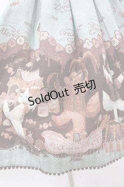 画像5: ALICE and the PIRATES / クリスのお菓子工場柄スカート Free ミント H-25-06-05-1040-PA-SK-NS-ZH