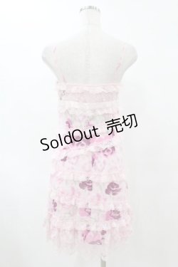 画像2: JESUS DIAMANTE / スペシャルお嫁ミニワンピース 38 ヒョウ薔薇ピンク H-25-06-05-1043-JE-OP-NS-ZH