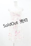 JESUS DIAMANTE / スペシャルお嫁ミニワンピース 38 ぼかし薔薇ピンク H-25-06-05-1044-JE-OP-NS-ZH