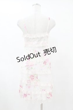 画像2: JESUS DIAMANTE / スペシャルお嫁ミニワンピース 38 ぼかし薔薇ピンク H-25-06-05-1044-JE-OP-NS-ZH