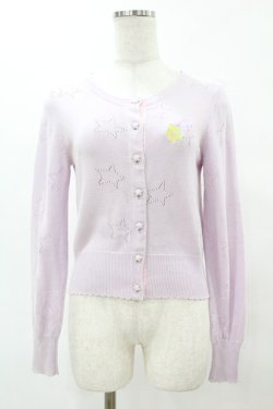 画像1: Angelic Pretty / Milky Wayニットカーディガン Free ラベンダー H-25-06-05-1054-AP-TO-NS-ZH