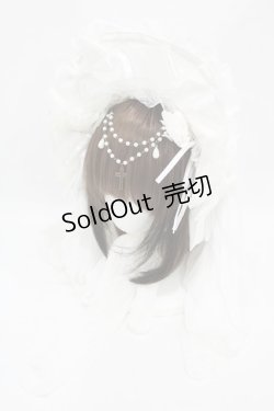 画像1: metamorphose / 幽玄の姫君ハーフボンネット  オフ H-25-06-05-1010-ME-AC-NS-ZH