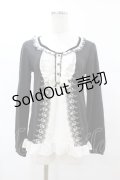 axes femme / ドット切替プルオーバー M ブラック H-25-06-05-1059-AX-TO-NS-ZH