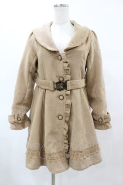 画像1: axes femme / ベルト付コート M キャメル H-25-06-05-1060-AX-CO-NS-ZH