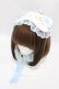 画像1: Angelic Pretty / Snow Bearアイマスクキャノティエ  サックス H-25-06-05-1012-AP-AC-NS-ZH (1)