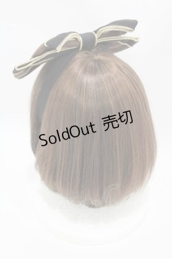 画像2: ALICE and the PIRATES / クリスのリボンヘッドドレス  ブラック/ブラウン H-25-06-05-1003-PA-AC-NS-ZH