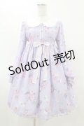 Angelic Pretty / Sweetie Violetワンピース Free ラベンダー H-25-06-05-1026-AP-OP-NS-ZH