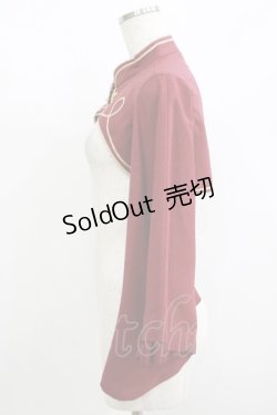 画像2: metamorphose / 無地着物袖ボレロ Free ボルドー H-25-06-05-052-ME-TO-NS-ZH