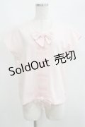 PINK HOUSE / リボンブラウス Free ピンク H-25-06-05-053-LO-BL-NS-ZH