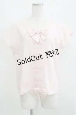 画像1: PINK HOUSE / リボンブラウス Free ピンク H-25-06-05-053-LO-BL-NS-ZH