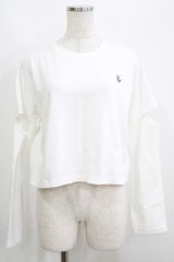 EATME / カットアウトスリーブTEE Free オフ H-25-06-05-062-LO-TS-NS-ZH