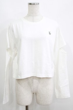 画像1: EATME / カットアウトスリーブTEE Free オフ H-25-06-05-062-LO-TS-NS-ZH
