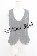 axes femme / フリルベスト M ブラック H-25-06-05-065-AX-TO-NS-ZH